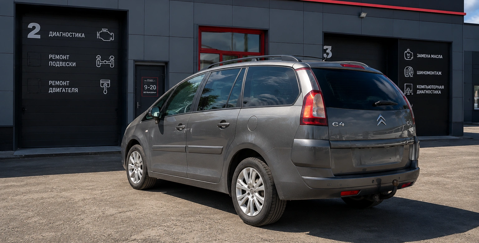 Замена МКПП Citroen C4 Grand Picasso (2011) в Полоцке | ДрайвПолюс